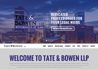 Website for Tate Bowen LLC