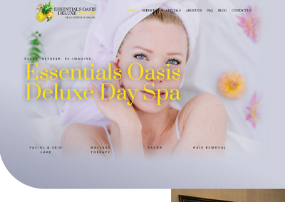 WordPress Website for Day Spa